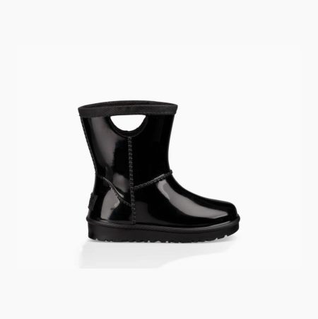 UGG Rahjee Black Rain Boots for Kids (CFJH48952)